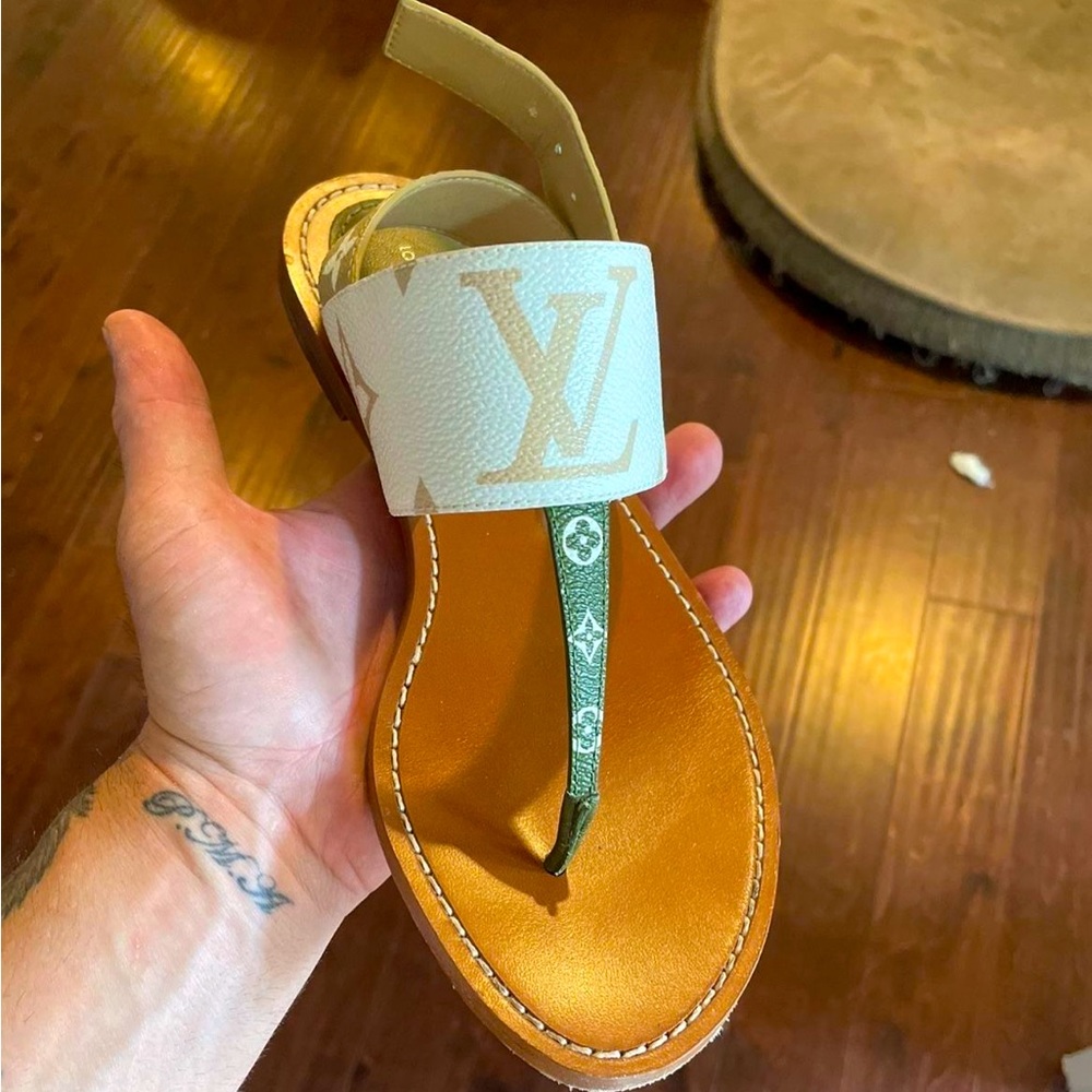 Louis Vuitton Sandals. Worn maybe 4 times, basically brand new.